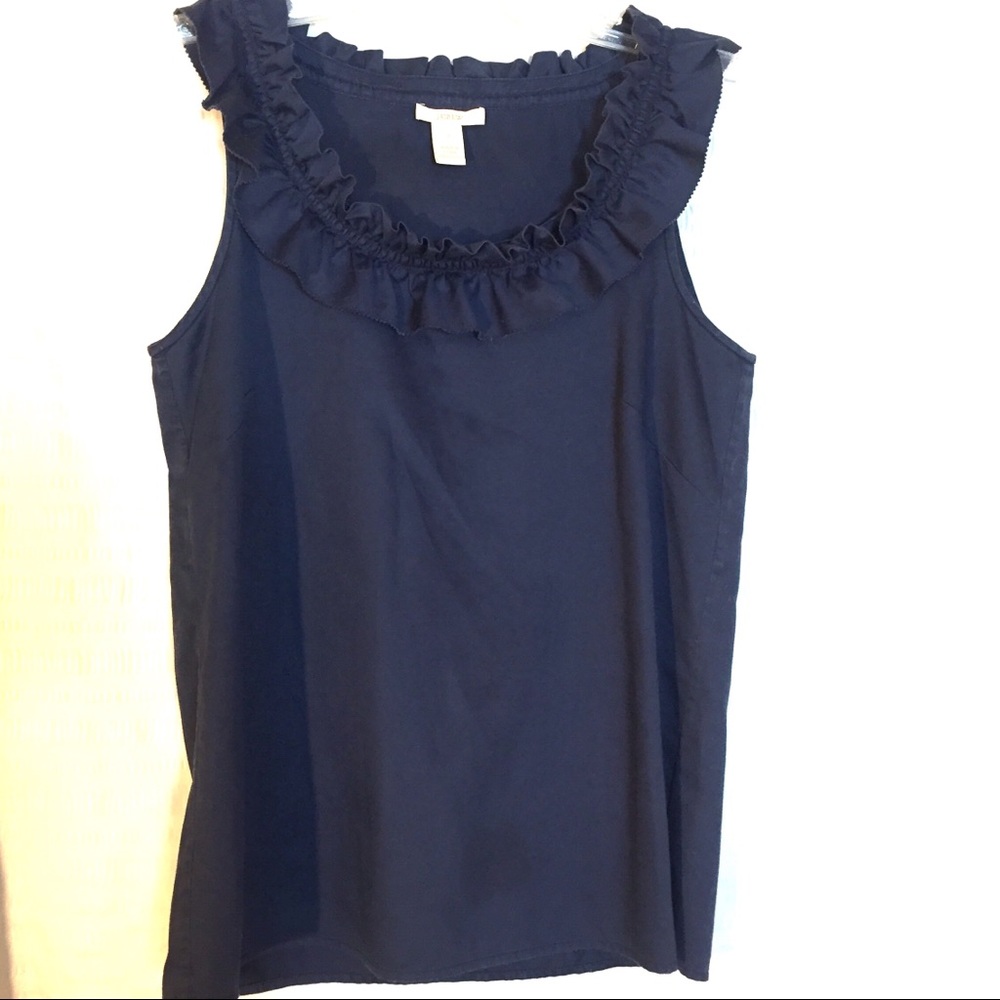 J Crew Ruffle Tank - Picture 4 of 5